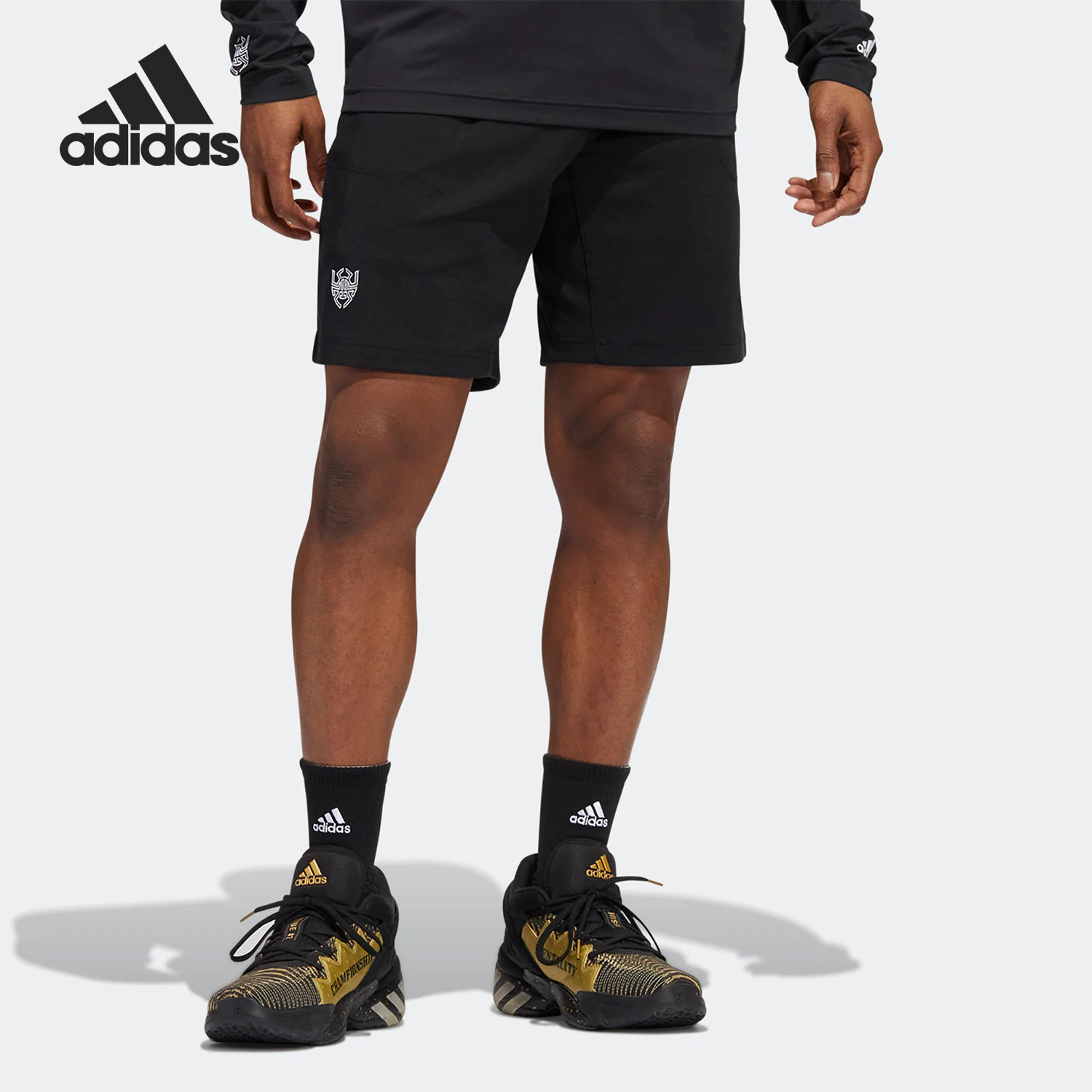 Adidas/阿迪达斯官方正品KING SHORT男子篮球运动五分短裤HI5828