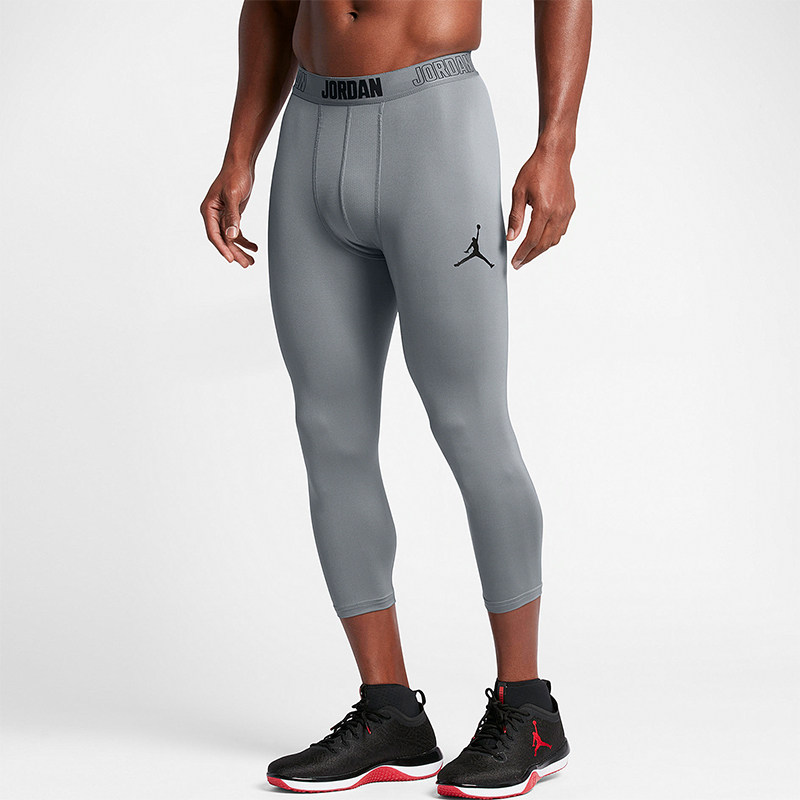 Nike/耐克正品JORDAN男士紧身弹力运动训练七分裤814656-065