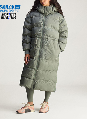 Adidas/阿迪达斯正品SMC新款女灰绿宽松保暖夹克外套KA7427