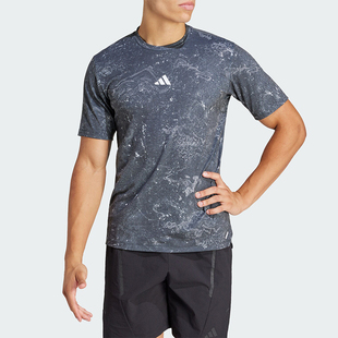 POW 阿迪达斯正品 T恤IK9685 男士 运动健身短袖 TEE Adidas