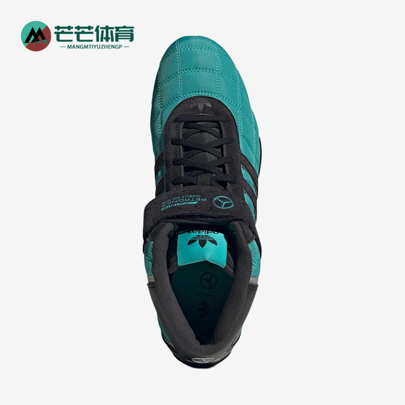 Adidas/阿迪达斯正品三叶草男女同款复古运动中帮赛车鞋JQ1779
