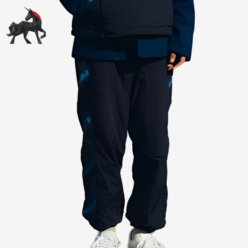Puma/彪马正品男女蓝色长裤蓝染松紧腰休闲经典休闲裤623673-16