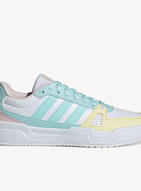 Adidas/阿迪达斯正品运动女士拼接轻便耐穿透气简约板鞋JP9797
