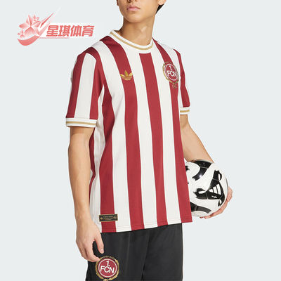 Adidas/阿迪达斯正品夏季三叶草男士时尚经典足球短袖T恤JG6350