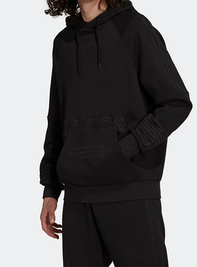 Adidas/阿迪达斯正品新款三叶草男子运动套头连帽卫衣H13453