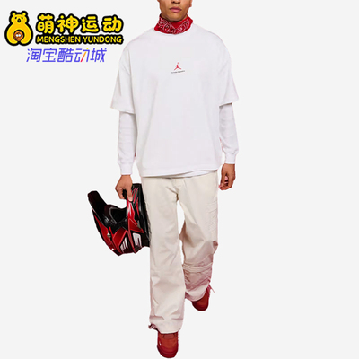 Nike/耐克正品JORDAN男士柔软印花运动圆领透气短袖T恤HQ1737-100