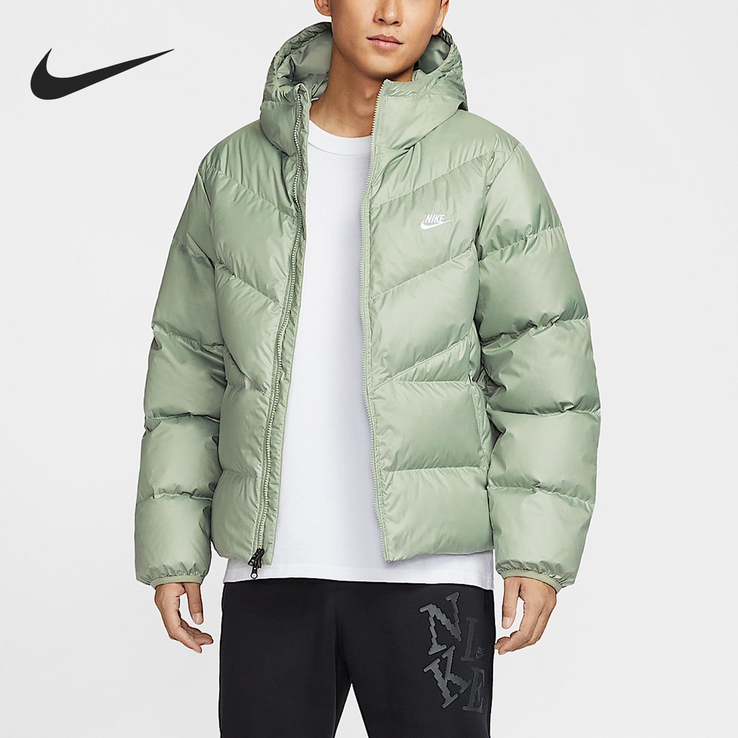 Nike/耐克正品Windrunner男士日常保暖休闲羽绒服HQ7791-370