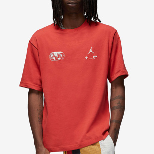 Jordan男子运动舒适透气宽松印花T恤DQ7361 Air 662 耐克正品 Nike