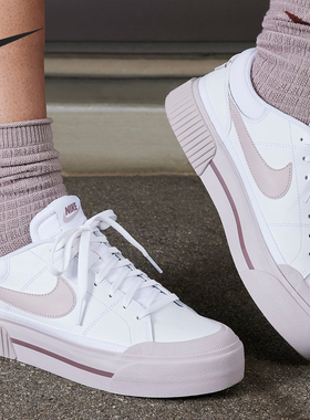 Nike/耐克正品新款女士耐磨厚底低帮休闲板鞋DM7590-105