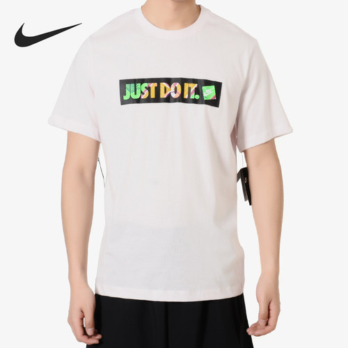 Nike/耐克正品 新款女粉白色低帮简约网面运动鞋BQ0170-641