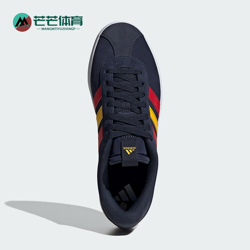 阿迪达斯男女款休闲透气低帮板鞋