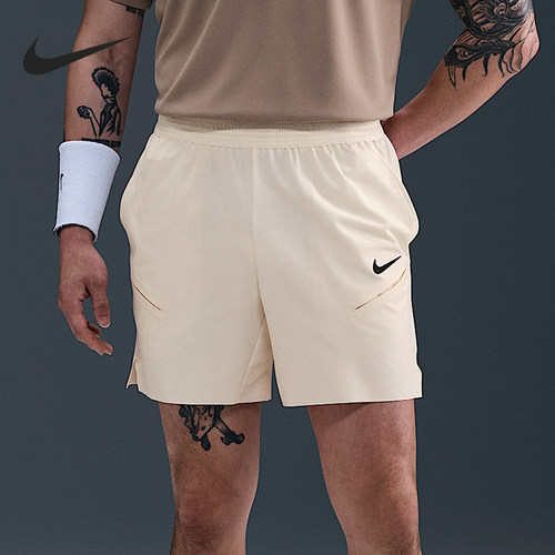 Nike/耐克正品Dri-FIT男士网球比赛运动透气短裤FZ6938-110