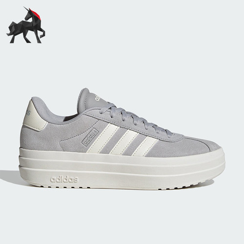 Adidas/阿迪达斯正品VL COURT BOLD女士经典厚底耐磨板鞋IF9784