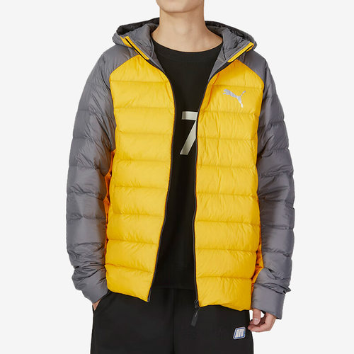 彪马男子连帽运动羽绒服