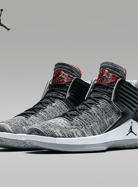 Nike/耐克正品JORDAN男士中帮耐磨缓震运动篮球鞋AH3348-002