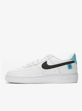 Nike/耐克正品FORCE1WPS新款儿童白蓝色休闲板鞋CN8539-100