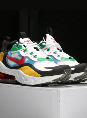 NIKE/耐克正品 AIR MAX 270 REACT BG 男大童运动童鞋DB5938