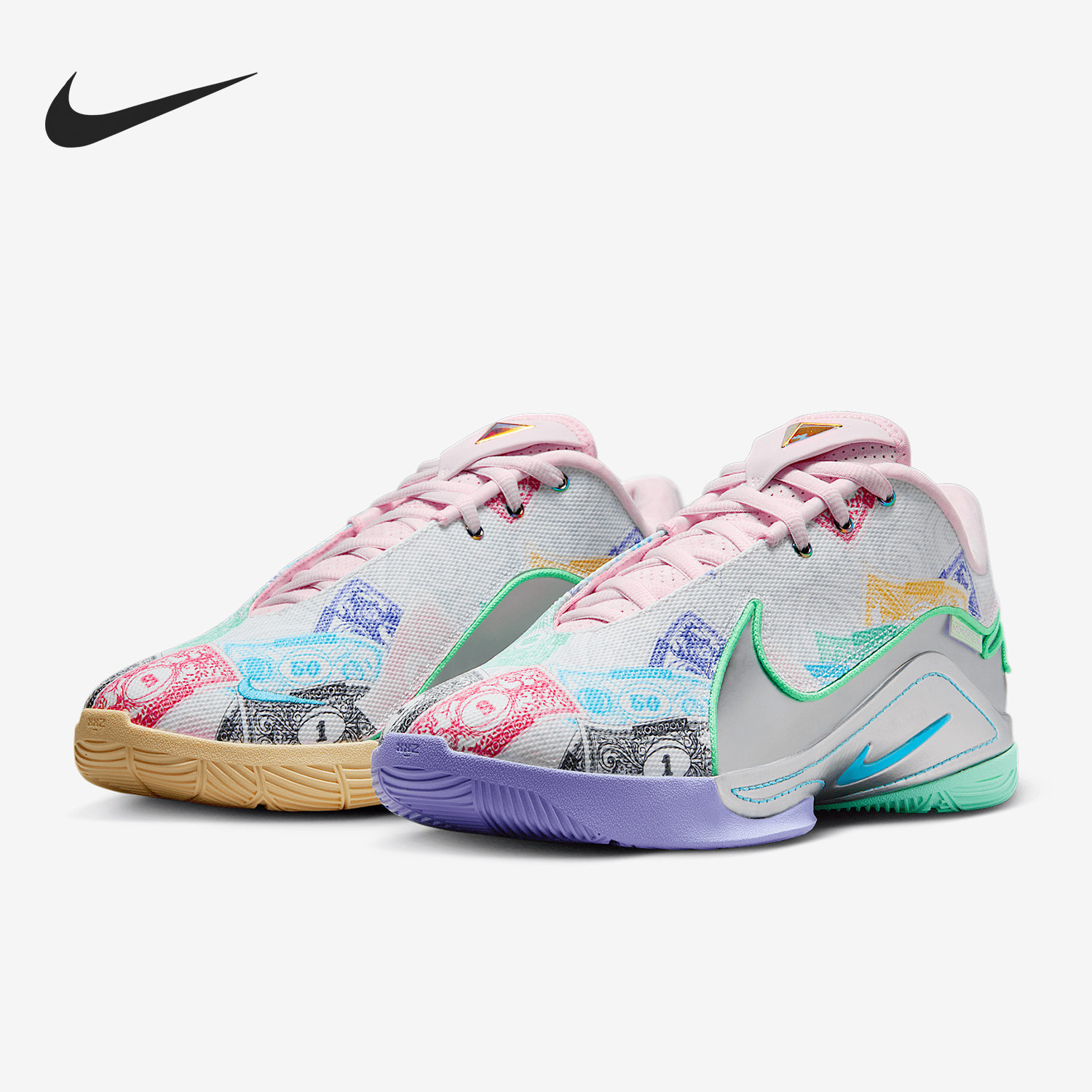 耐克男士时尚中帮耐磨篮球鞋