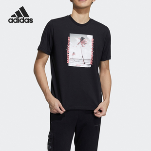 Adidas TEE 运动短袖 T恤GP5692 男士 阿迪达斯正品