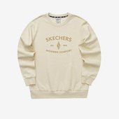 男女简约时尚 新款 舒适针织套头休闲卫衣 斯凯奇正品 Skechers