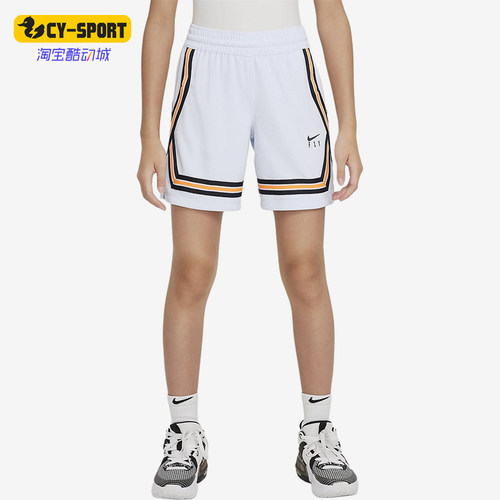 Nike/耐克正品儿童时尚休闲松紧高腰合身五分短裤DA1086-085