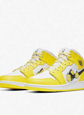 Nike/耐克正品AIR JORDAN 1 MID SE (GS) 女子运动休闲童鞋AV5174