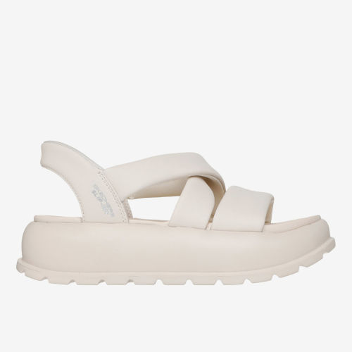 Skechers斯凯奇正品女款露趾魔术贴轻便舒适凉鞋120046-OFWT