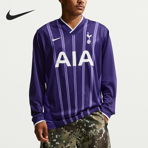Nike/耐克正品男士吸湿排汗v领运动长袖足球T恤IO3465-566