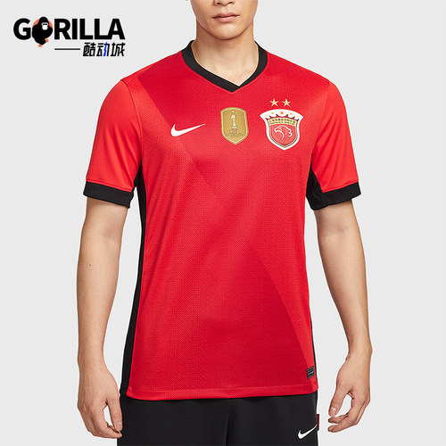 Nike/耐克正品Dri-FIT男士运动经典轻盈足球球衣T恤HM6177-600