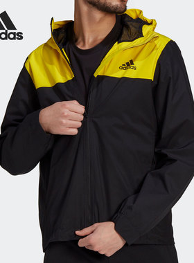 Adidas/阿迪达斯正品 当季新款户外连帽男子运动茄克外套 GM2165