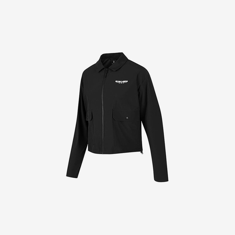 Skechers/斯凯奇正品男士户外纯色休闲耐磨潮流宽松夹克外套