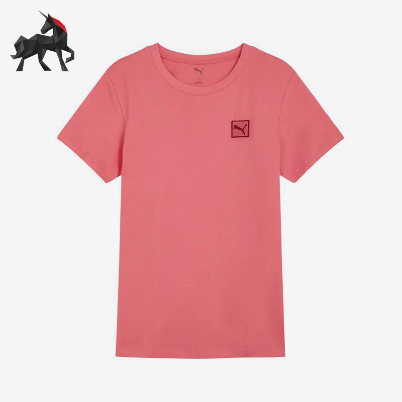 Puma/彪马正品ESS ELEVATED女士亲肤刺绣运动短袖T恤690642-22
