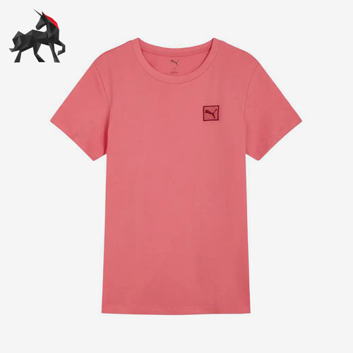 Puma/彪马正品ESS ELEVATED女士亲肤刺绣运动短袖T恤690642-22