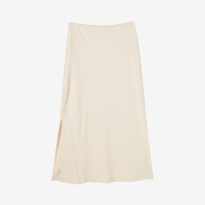 彪马女士简约运动针织时尚半身裙