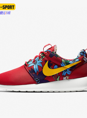 Nike/耐克正品RosheRun新款女红黄色运动风经典跑步鞋59432-674