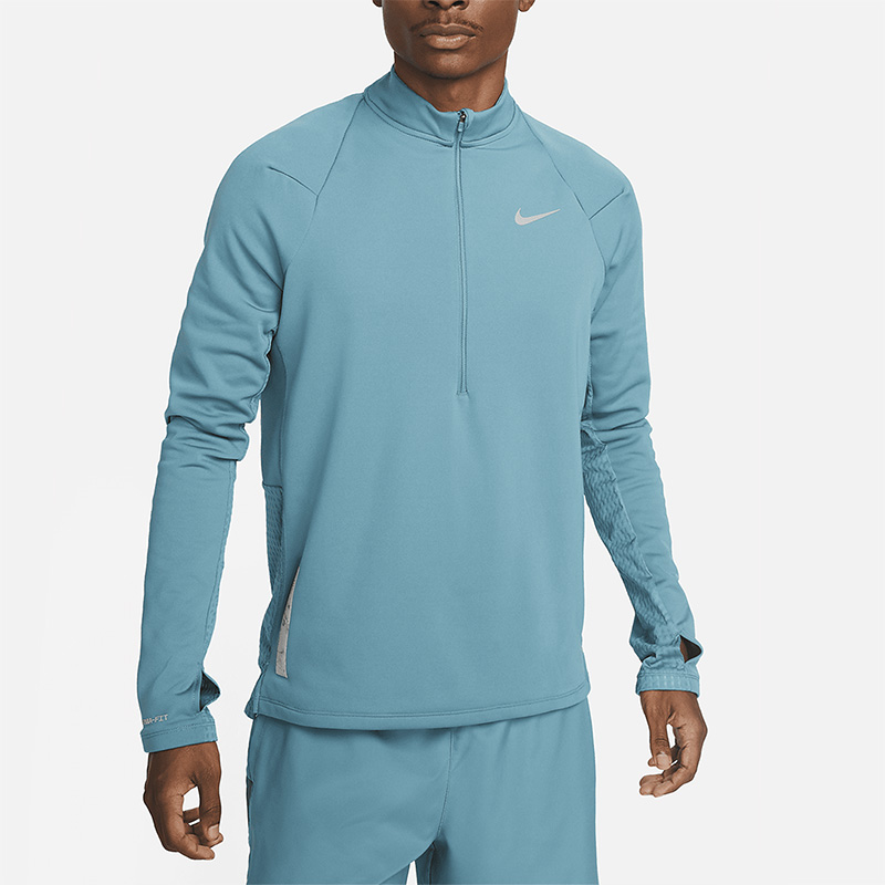 Nike/耐克正品新款男子运动训练半拉链长袖T恤DV9298-379