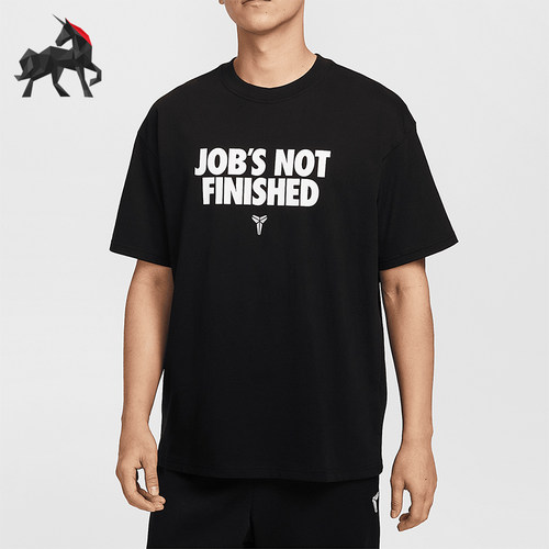 Nike/耐克正品2025Kobe男士宽松休闲印花经典透气短袖II6592-010