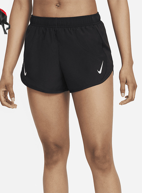 Nike/耐克正品Dri-FIT女士轻盈跑步运动透气训练短裤DD5935-010