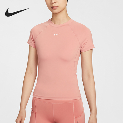 耐克女士紧身运动训练短袖