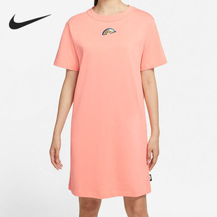 T恤连衣裙DJ6202 Nike 641 女子简约休闲短袖 新款 耐克正品 夏季