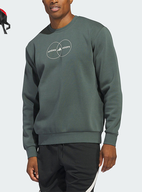 Adidas/阿迪达斯正品冬季男士运动圆领套头卫衣IN6367 IN6364