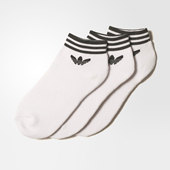 三叶草运动男女通用透气袜三双装 正品 AZ6288 阿迪达斯 Adidas