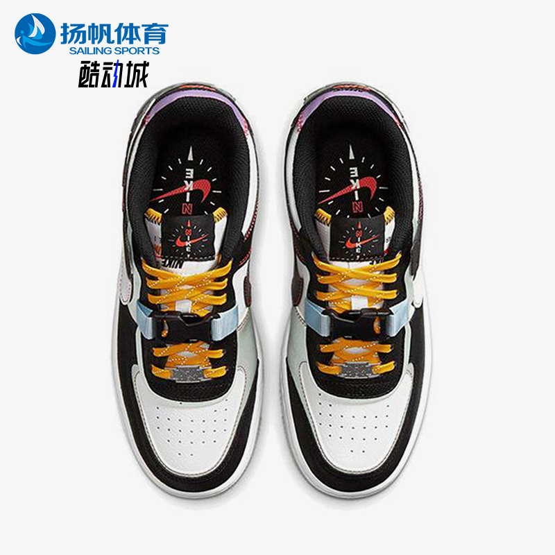 Nike/耐克正品Air Force 1女士运动耐磨厚底休闲板鞋DC2542-001