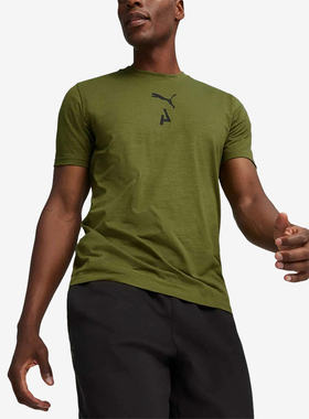 Puma/彪马正品SEASONS男士圆领针织运动透气短袖T恤525111-33
