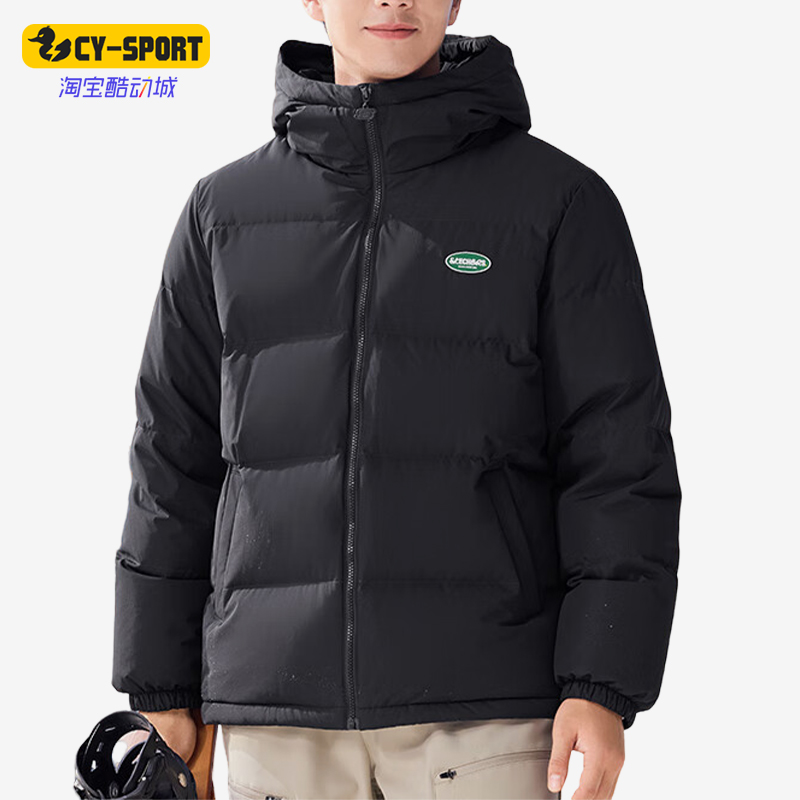 斯凯奇男女连帽保暖休闲羽绒服