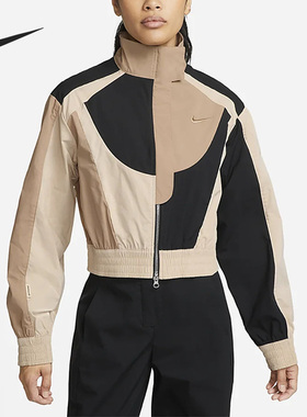 Nike/耐克官方正品春季女子立领防风透气运动夹克外套DV8308-200