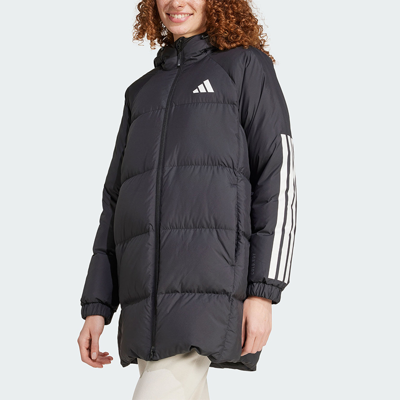 阿迪达斯女士抗风羽绒服