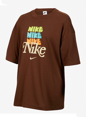 Nike/耐克正品新款大童休闲印花透气运动短袖HM4592-259