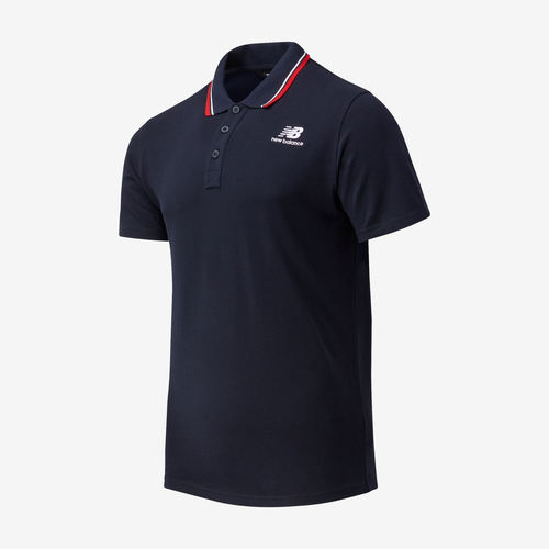 New Balance新百伦正品男刺绣运动短袖翻领衫AMT01983-ECL