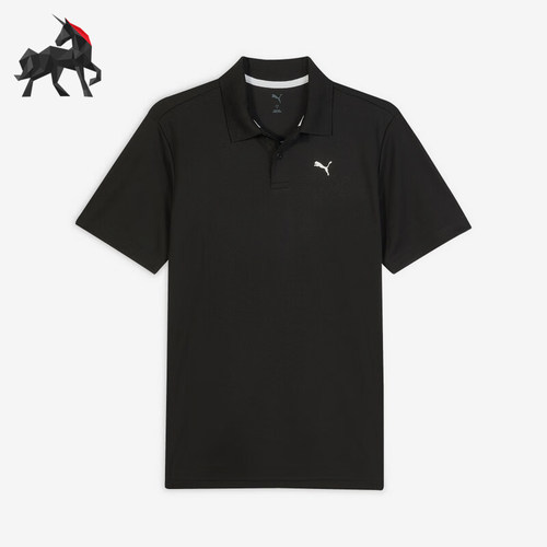 Puma/彪马正品PERFORMANCE男士套头翻领透气运动POLO衫528699-01